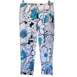 1459‎ EXPRESS Floral Stretch Pants Size Small
